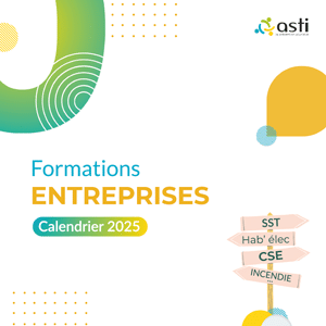 Couverture du calendrier des formations entreprises 2025