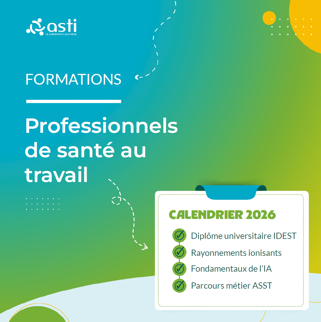 Couverture du calendrier des professionnels de santé au travail 2026